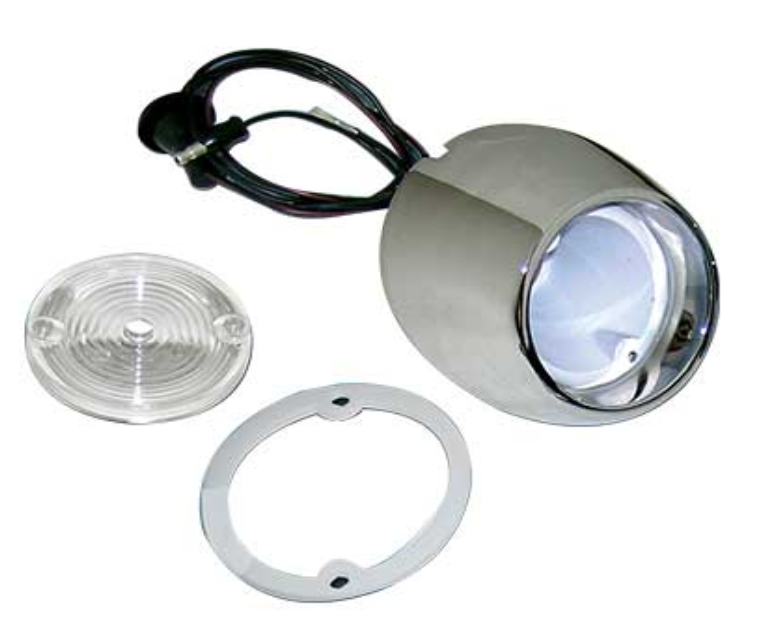 OER Left Hand Back Up Lamp Assembly With Wiring For 1964-1966 Ford Mustang