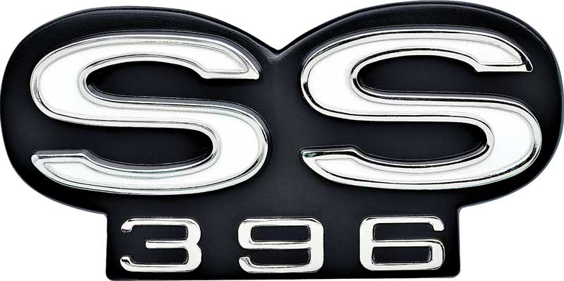 OER SS 396 Grille Emblem With RS Grille 1967-1968 Chevy Camaro SS RS Models