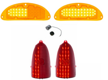 Load image into Gallery viewer, United Pacific One-Piece Style Sequential LED Light &amp; Flasher Set 1955 Bel Air
