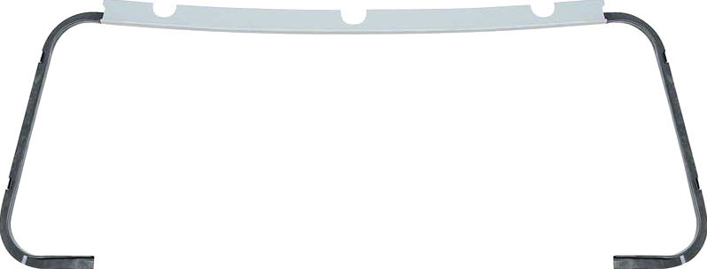 OER 3 Piece Trunk Weatherstrip Gutter Set 1967-1969 Firebird and Camaro Models