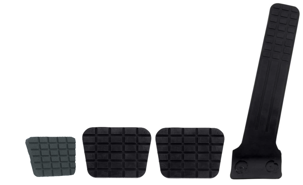 OER Accelerator Brake Clutch and Park Pedal Pad Set 1960-1963 Chevy/GMC Trucks