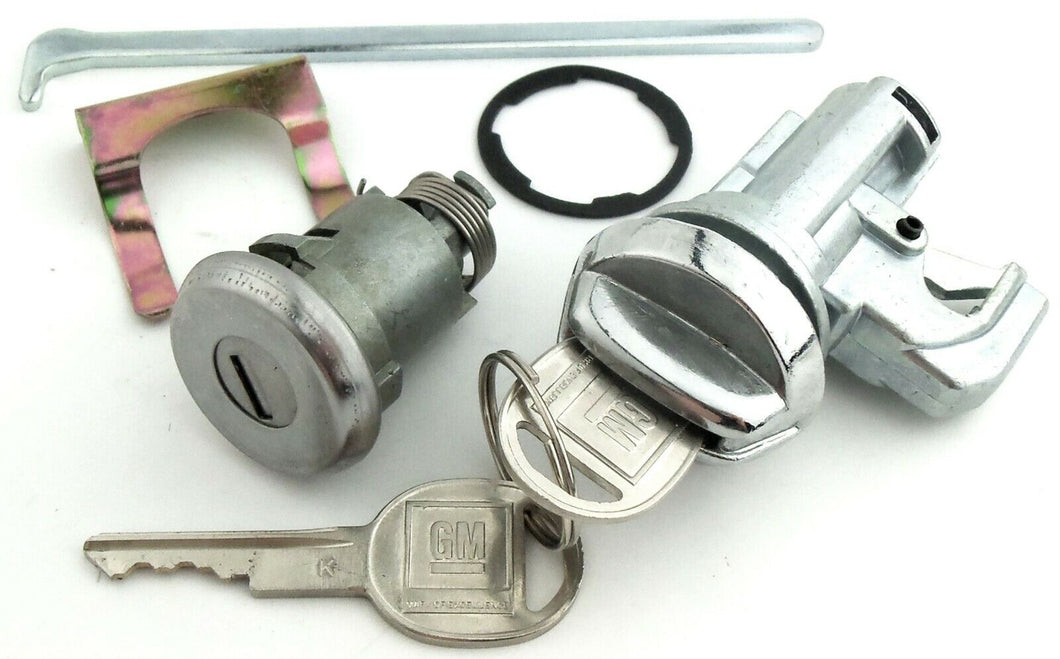 Glovebox and Trunk Key Lock Set With Original Keys 1974-1978 Firebird & Trans AM