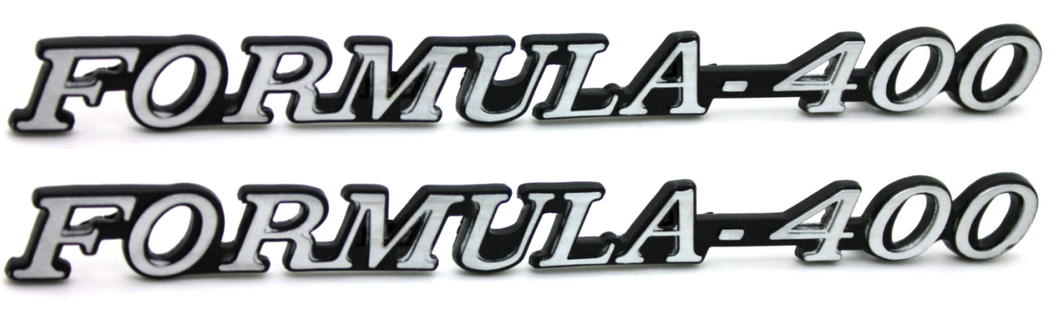 Diecast Formula 400 Front Fender Emblem Set For 1972-1975 Pontiac Firebird USA