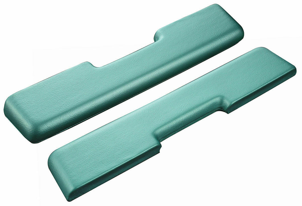 RestoParts Aqua Front Armrest Pad Set 1965-1966 Riviera & 1965-1968 Cutlass 442