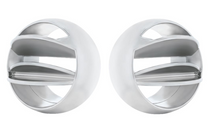 Load image into Gallery viewer, United Pacific Chrome Plated A/C Vent Ball Set 1967-1972 Chevy and GMC Truck
