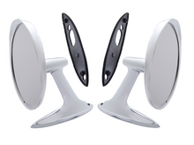Load image into Gallery viewer, United Pacific Exterior Door Mirror Set 1961-1962 Chevy Bel Air Biscayne Impala

