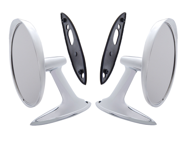 United Pacific Exterior Door Mirror Set 1961-1962 Chevy Bel Air Biscayne Impala