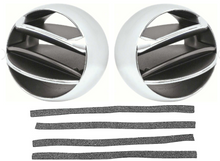 Load image into Gallery viewer, OER Chrome Dash AC Vent Ball Set For Firebird Camaro Impala Chevy and GMC Truck
