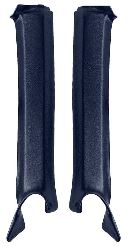 OER Dark Blue Urethane Pillar Post Molding Set For 1969 Chevy Camaro Coupes