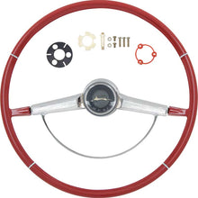 Load image into Gallery viewer, OER Reproduction Red Steering Wheel Kit 1965 Chevy Bel Air Biscayne and Impala
