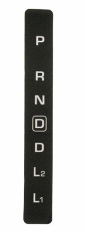 Automatic Console Shift Plate Pattern Insert 1970-1981 Firebird 1973-1981 Camaro