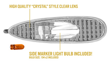 Load image into Gallery viewer, Clear Lens With Amber Bulbs Side Marker Light Set 2004-2006 Pontiac GTO Models
