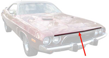 Load image into Gallery viewer, OER Primered Hood Lip Molding For 1972-1974 Dodge Challenger Models

