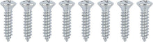 Load image into Gallery viewer, OER R492 1947-2010 Oval Phillips Head Screw Set Chrome (8 each) Door Sill Plates

