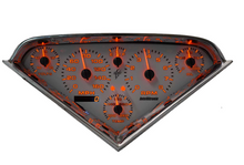 Load image into Gallery viewer, Intellitronix Orange LED Analog Replacement Gauge Cluster 1955-1959 Chevy Trucks
