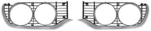 Load image into Gallery viewer, OER Head Lamp Bezels Silver/Black Pair For 19713-1972 Plymouth B-Body
