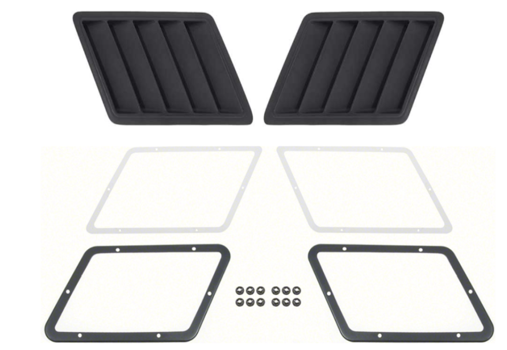 OER Fender Air Vent Extractor Louver Set For 1978-1979 Chevy Camaro Z28
