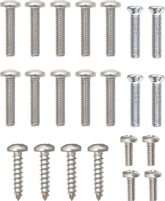 20 Piece Exterior Screw Set For 1955 Chevy Bel Air 150 and 210 Models