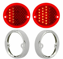 Load image into Gallery viewer, United Pacific LED Sequential Tail Light &amp; Bezel Set 1954-1955 Chevy GMC Truck
