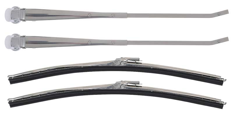 R865 1967-1972 Chevy/GMC Truck Firebird Camaro WIper Arm Kit Trico Style Blades