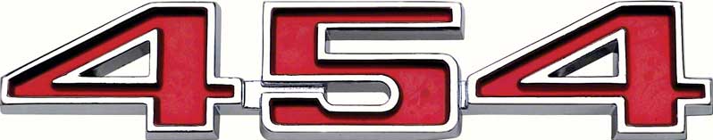 OER 454 Front Fender Emblem For 1970-1974 Chevelle and EL Camino Models