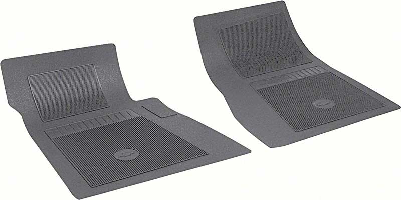 OER FP72001 1962-1978 Chevrolet Floor Mat Set 2PC Black Truck Blazer El Camino
