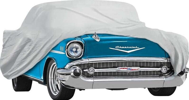 OER Gray Weather Blocker Plus Car Cover For 1957 Chevy Bel Air 2/4 Door Models