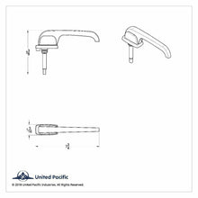 Load image into Gallery viewer, United Pacific Exterior Door Handle Set 1947-1951 Chevy and GMC Pickup Truck
