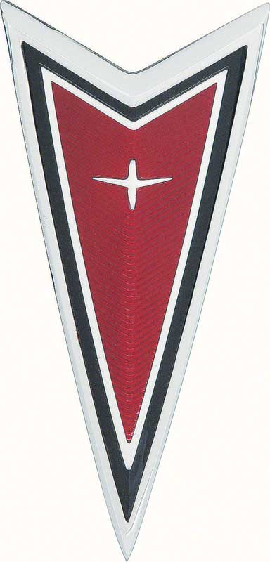 OER 499724 1977-1981 Pontiac Firebird Red Front End Crest 