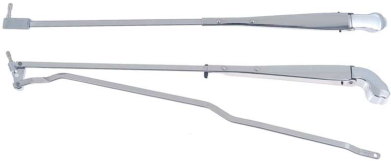 OER 1970-81 Firebird Camaro Stainless Windshield Wiper Arms Recessed Wipers