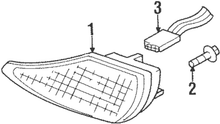 Load image into Gallery viewer, GM NOS 10301405 Left Hand Parking and Turn Signal Lens For 1998-2002 Trans AM
