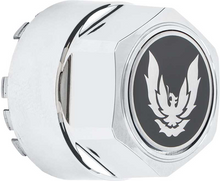 Load image into Gallery viewer, OER 4 Piece Wheel Center Cap Set With Late Silver Bird 1982-92 Firebird/Trans AM
