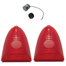 Load image into Gallery viewer, United Pacific LED Tail Light Set with LED Flasher 1955 Chevy 150 210 Bel Air
