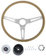 Load image into Gallery viewer, OER 15&quot; Saddle Grip Cushioned Steering Wheel Kit For 1967-1972 Chevy/GMC Trucks
