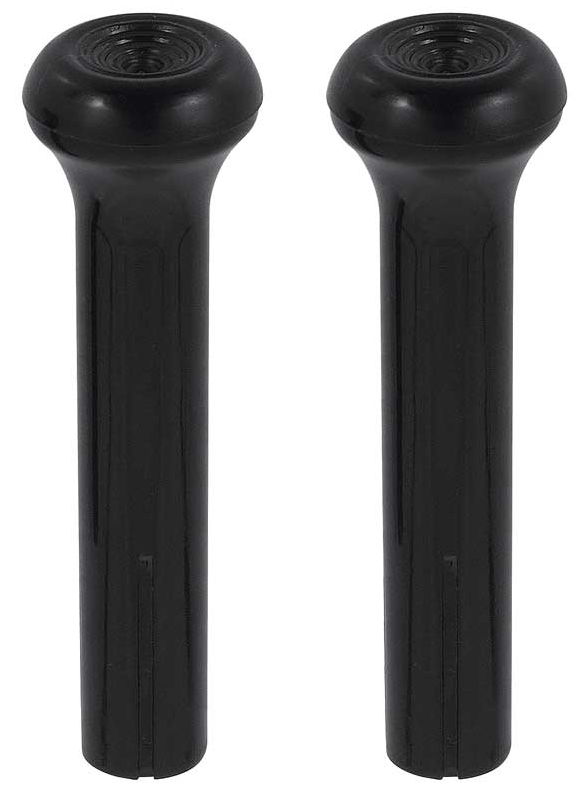 Smooth Black Door Lock Knob Set 1968-1973 GTO Chevelle 442 Skylark Cutlass