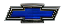 Load image into Gallery viewer, Trim Parts Blue Bow Tie Grille Emblem GM Licensed For 1971-1972 Chevy Trucks
