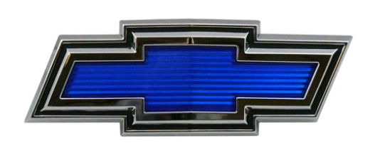 Trim Parts Blue Bow Tie Grille Emblem GM Licensed For 1971-1972 Chevy Trucks