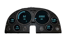 Load image into Gallery viewer, Intellitronix Teal LED Digital Gauge Cluster 1963-1967 Chevy Corvette Models
