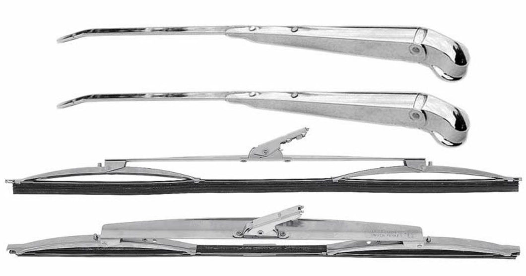 OER Stainless Steel Wiper Arm and Blade Set 1970-1979 Nova Ventura Omega Skylark