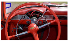 Load image into Gallery viewer, Intellitronix White LED Digital Gauge Cluster 1955-1956 Chevy Bel Air 150 210
