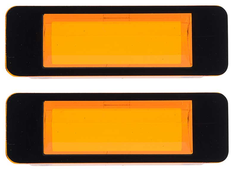 OER Hood Mounted Turn Signal Lens Set 1968-1969 Dodge Charger Models