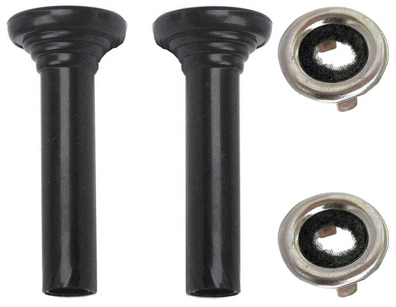 OER Black Door Lock Knob Set For 1967 Firebird GTO Camaro Impala Nova Bel Air