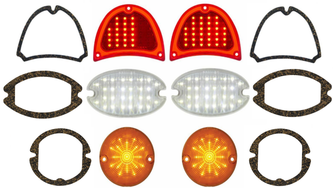 United Pacific LED Sequential Tail/Backup/Turn Light Set For 1957 Chevy Bel Air