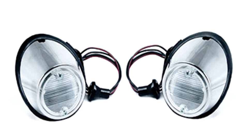 OER Back Up Lamp Assembly Set With Wiring For 1969-1970 Ford Mustang Models