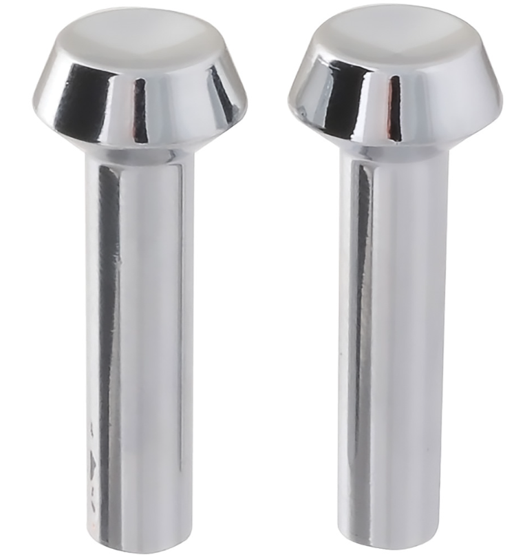 OER Chrome Door Lock Knob Set For 1964-1966 Mustang Fairlane & 1966-1967 Bronco