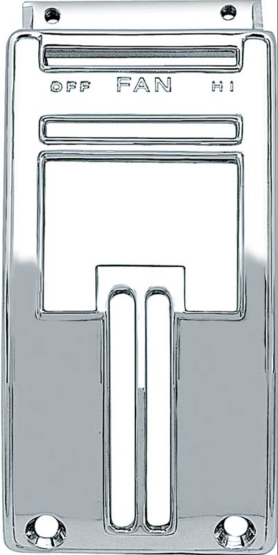 OER Chrome Deluxe Heater Control Bezel 1955-1959 Chevy Pickup Trucks