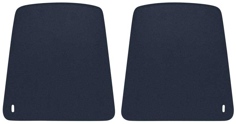 OER Black Bucket Seat Back Panel Set 1967-1970 Pontiac Firebird and Chevy Camaro