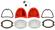 Load image into Gallery viewer, United Pacific 32 LED Sequential Tail/Backup Light Set 1957 Chevy Bel Air 150
