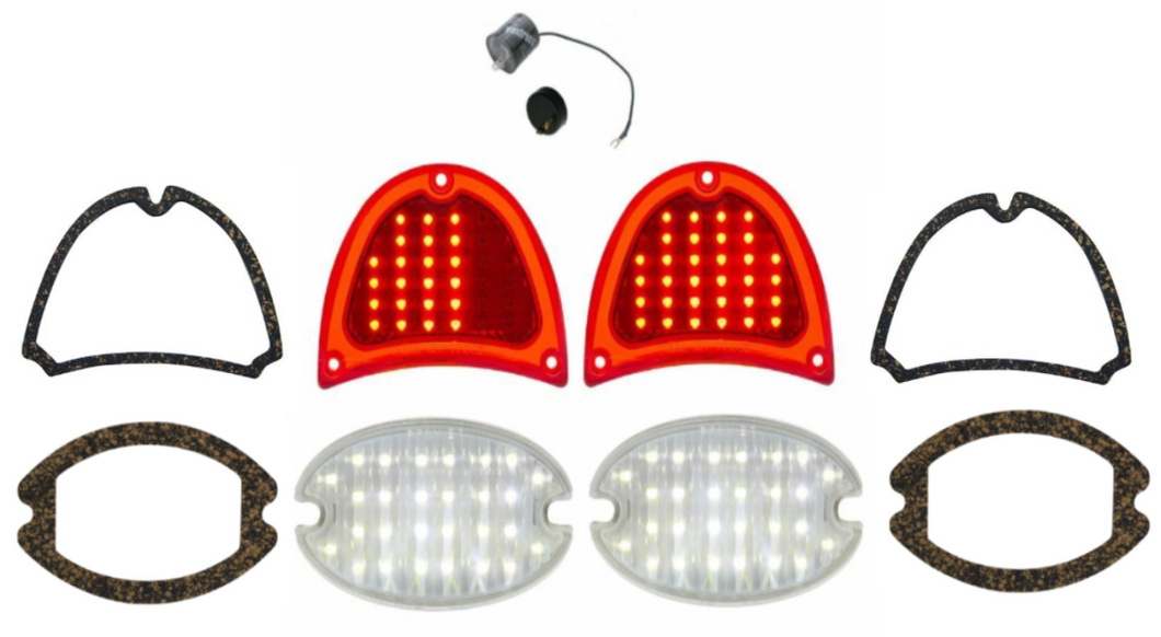 United Pacific 32 LED Sequential Tail/Backup Light Set 1957 Chevy Bel Air 150