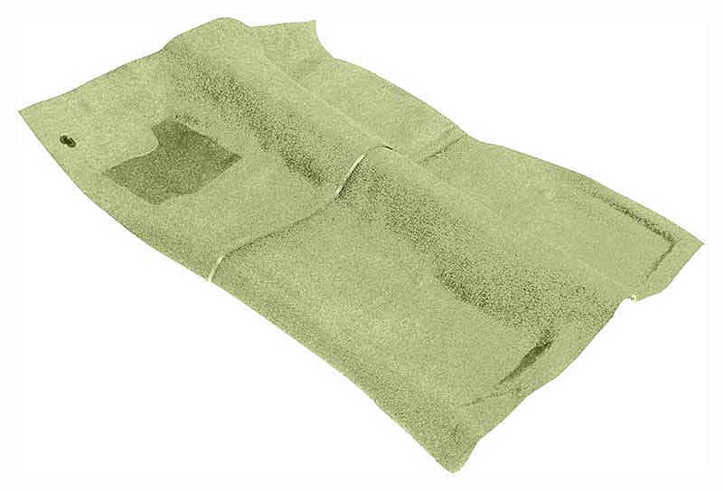 OER K20009 1967-69 Pontiac Firebird Chevy Camaro Loop Carpet Medium Ivy Gold